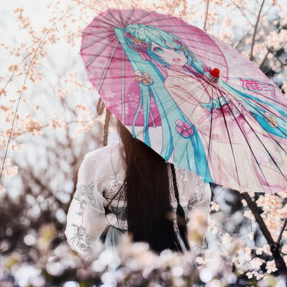 Hatsune Miku Ombrelle en papier Miku