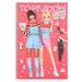 Depesche 12433 TOPModel Cutie Star-Dress 24 Pages for Designing Chic Outfits, Colouring Book with 7 Sticker Sheets