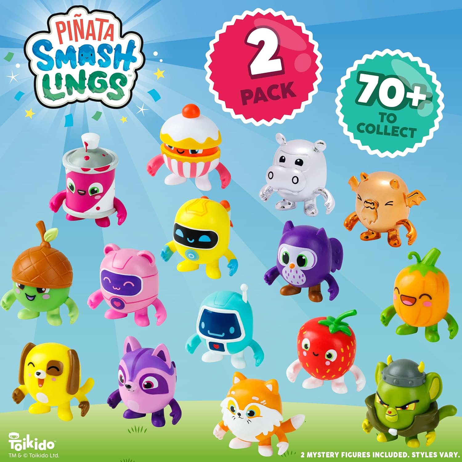 PINATA SMASHLINGS FIGURES 2-PACK BLIND POD- STYLES VARY, ONE SUPPLIED AT RANDOM