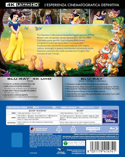 Biancaneve E I Sette Nani - 4K (Bd 4K + Bd Hd