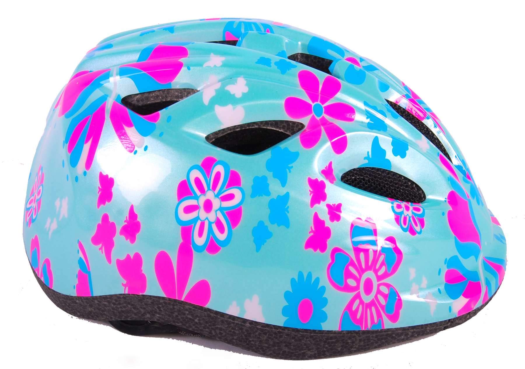Volare - Kids Bike Helmet XS small 47-51cm - Green/Pink (825