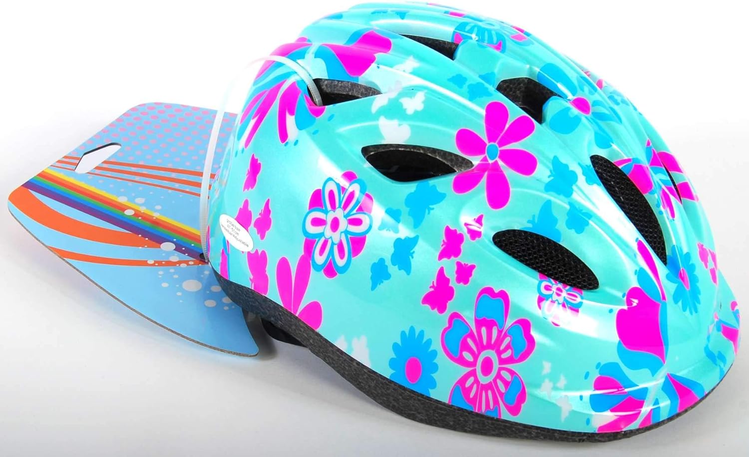Volare - Kids Bike Helmet XS small 47-51cm - Green/Pink (825