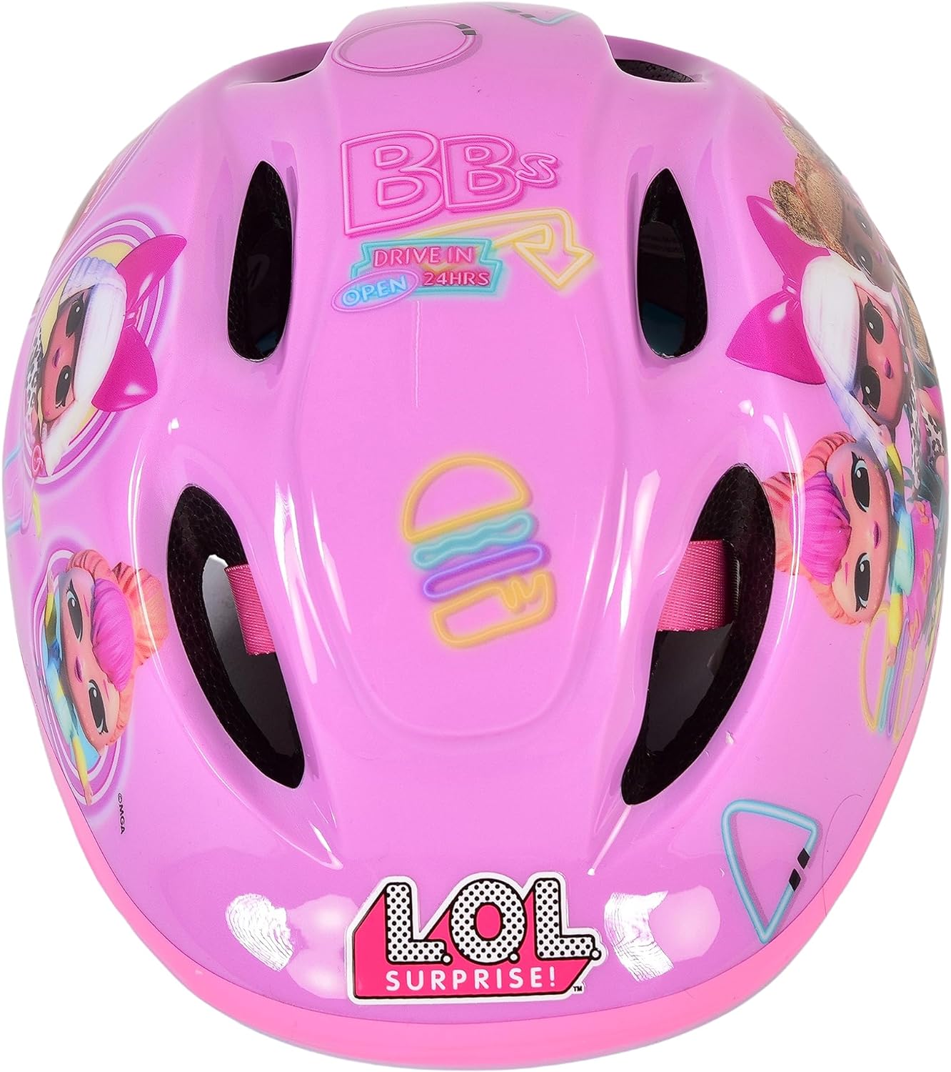 L.O.L. Surprise! Deluxe Children's Bicycle Helmet Size 52-56 cm TÜV/GS