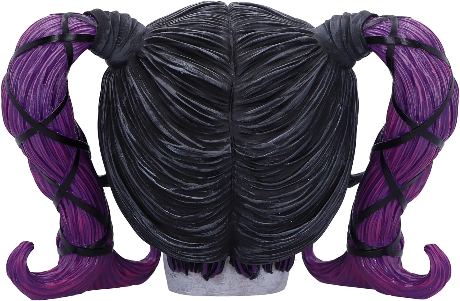 Nemesis Now Drop Dead Gorgeous Myths and Magic Figurine 20.5cm, Resin, Voodoo Doll Skull Ornament, Female Skull with Purple Hair and Glitter Eyes, Cast in the Finest Resin, Expertly Hand-Painted