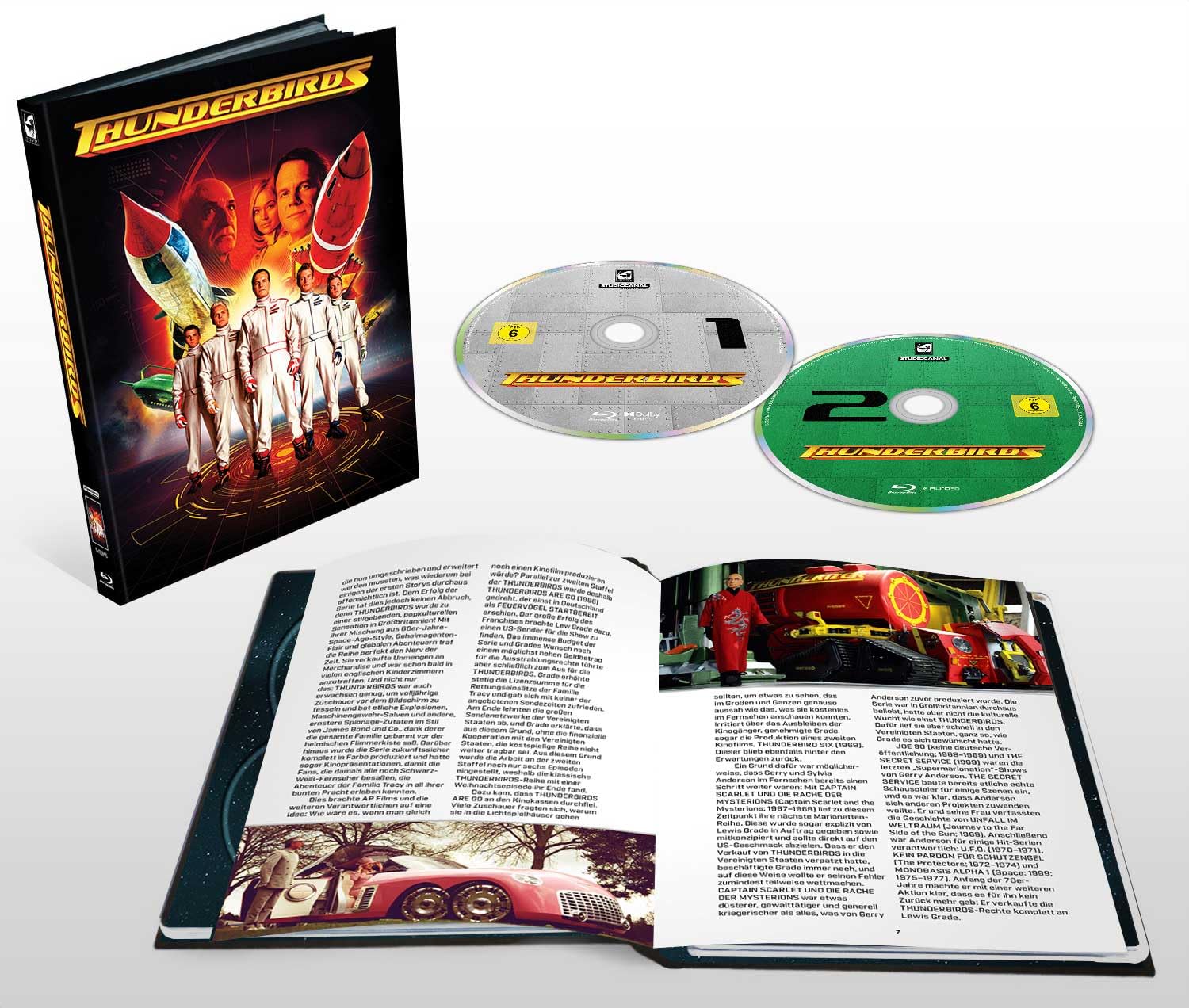 Thunderbirds | Mediabook (2x Blu-ray) mit Dolby Atmos + Auro-3D | Cover A - 555 Stück