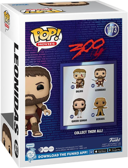 Funko POP! Movies: 300 - King Leonidas - 1/6 Odds for Rare Chase Variant - 300 the Movie - Collectable Vinyl Figure - Gift Idea - Official Merchandise - Toys for Kids & Adults - Movies Fans