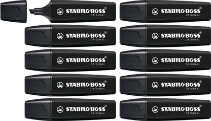 Highlighter - STABILO BOSS ORIGINAL NatureCOLORS - Pack of 10
