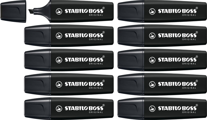 Highlighter - STABILO BOSS ORIGINAL NatureCOLORS - Pack of 10