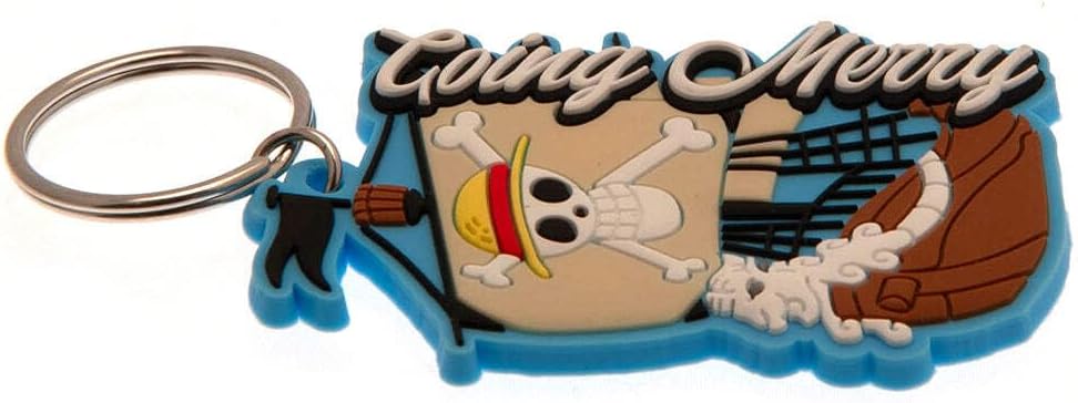 One Piece Live Action The Going Merry PVC Keyring (One Size) (Blue/White/Brown