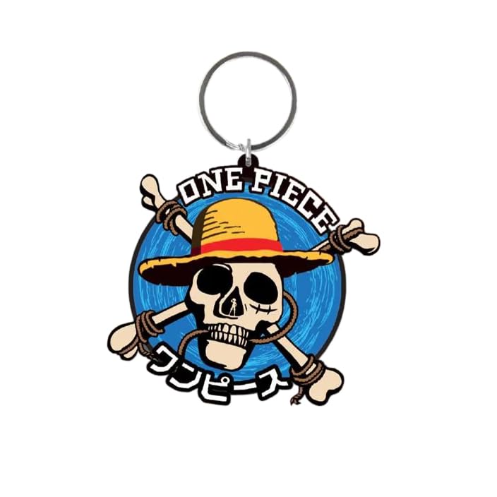 Pyramid International One Piece Live Action Straw Hat Crew Icon Schlüsselanhänger aus Gummi RK39490C, bunt, One size