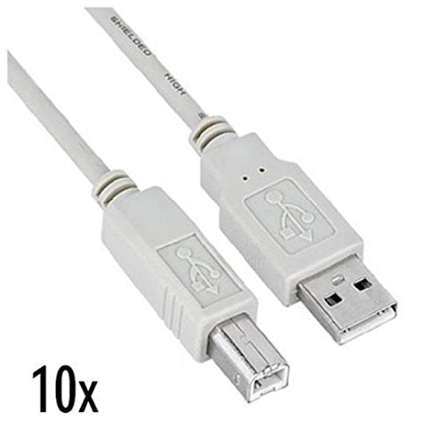 10X Cavo Usb 2.0 1.8Mt M/M A/B
