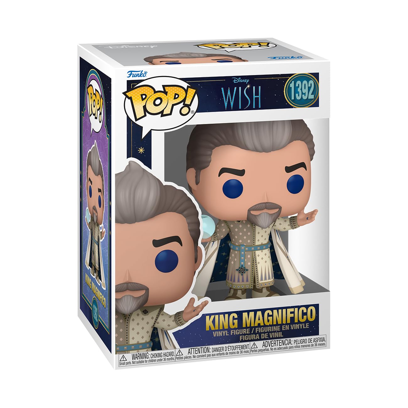 Funko POP! Vinyl: Disney Wish - King Magnifico - Collectable Vinyl Figure - Gift Idea - Official Merchandise - Toys for Kids & Adults - Ad Icons Fans - Model Figure for Collectors and Display