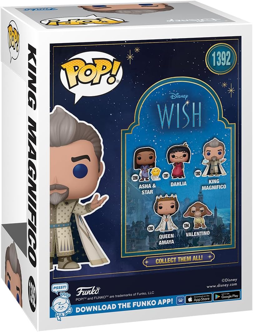 Funko POP! Vinyl: Disney Wish - King Magnifico - Collectable Vinyl Figure - Gift Idea - Official Merchandise - Toys for Kids & Adults - Ad Icons Fans - Model Figure for Collectors and Display