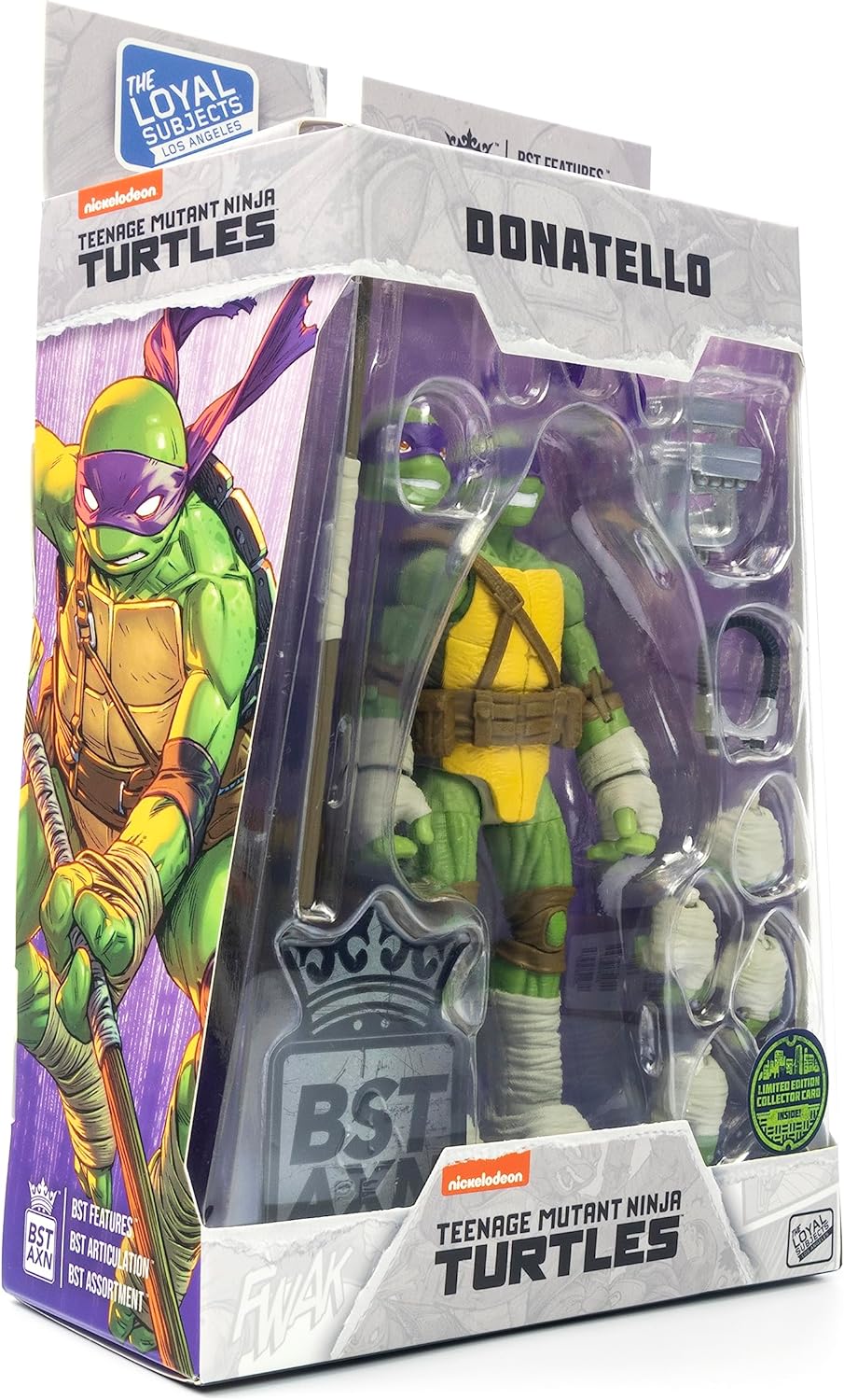 Teenage Mutant Ninja Turtles BST AXN Donatello IDW Inspired Comic Heroes 5-inch Action Figure