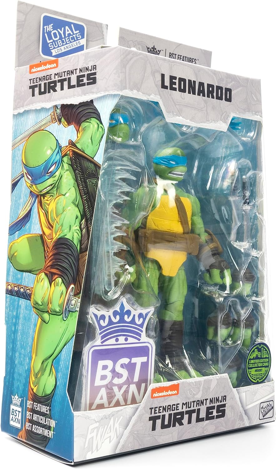 Teenage Mutant Ninja Turtles BST AXN Leonardo IDW Inspired Comic Heroes 5-inch Action Figure