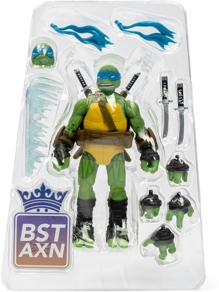 Teenage Mutant Ninja Turtles BST AXN Leonardo IDW Inspired Comic Heroes 5-inch Action Figure