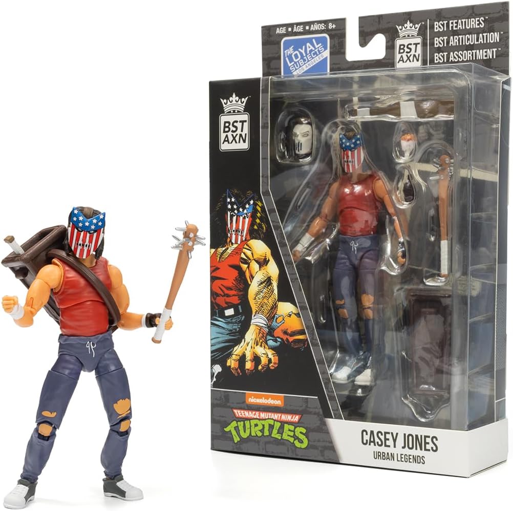 The Loyal Subjects Teenage Mutant Ninja Turtles Casey Jones 'Urban Legends' BST AXN 5-inch Action Figure with Accessories
