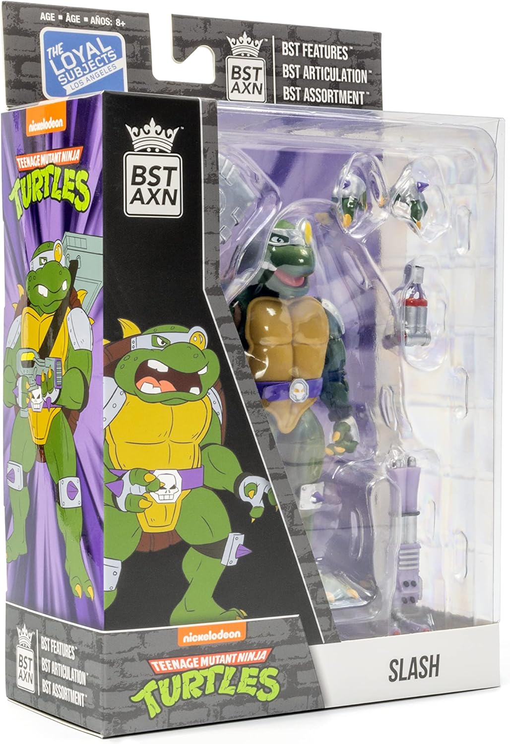 The Loyal Subjects Teenage Mutant Ninja Turtles Slash BST AXN 5-inch Action Figure with Accessories