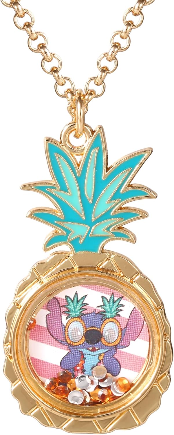Disney Lilo & Stitch Floating Stones Necklace NH00923YRKL-16