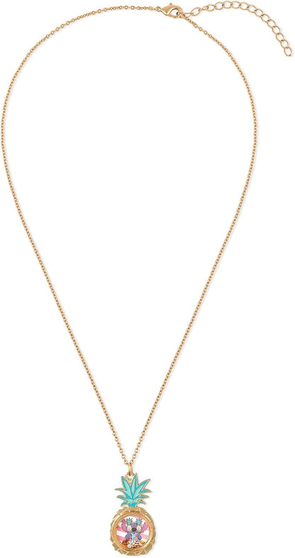 Disney Lilo & Stitch Floating Stones Necklace NH00923YRKL-16