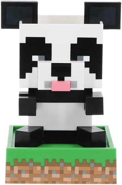 Organizador de escritorio panda Minecraft - Producto oficial, accesorio para escritorio para lápices, bolígrafos y marcadores con bandeja y soporte para teléfono