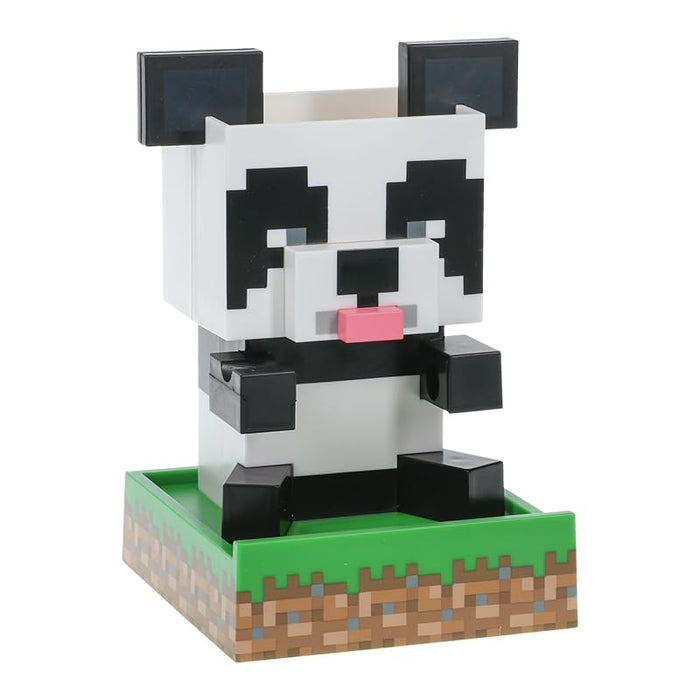 Organizador de escritorio panda Minecraft - Producto oficial, accesorio para escritorio para lápices, bolígrafos y marcadores con bandeja y soporte para teléfono