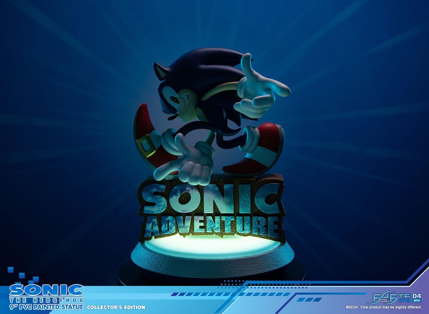 First4Figures SNADCO Sonic The Hedgehog PVC Figurine, Black