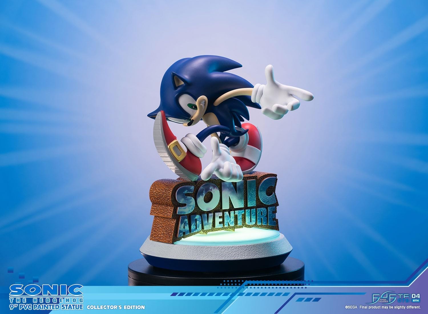 First4Figures SNADCO Sonic The Hedgehog PVC Figurine, Black