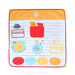 LUDI Beachside Play Mat Beach Treasures | Reversible Treasure Hunt and Target Game | Beach Toys Included | From 18 Months old
