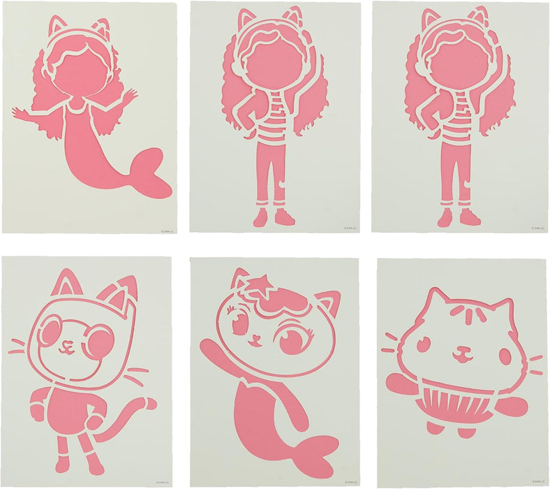 Gabby's Dollhouse - Spray Pen Set - Colouring Pens for Kids - Colouring Set with Colouring Pencils and Colouring Pages - GD23364