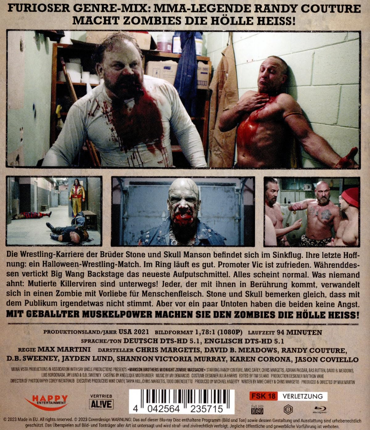 MARTINI, MAX - THE MANSON BROTHERS MIDNIGHT ZOMBIE MASSACRE