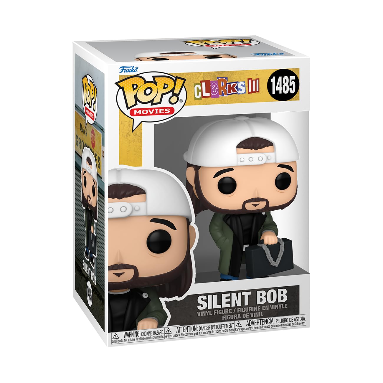 Funko POP! Movies: Clerks 3 - Silent Bob - Collectable Vinyl Figure - Gift Idea - Official Merchandise - Toys for Kids & Adults - Movies Fans - Model Figure for Collectors and Display