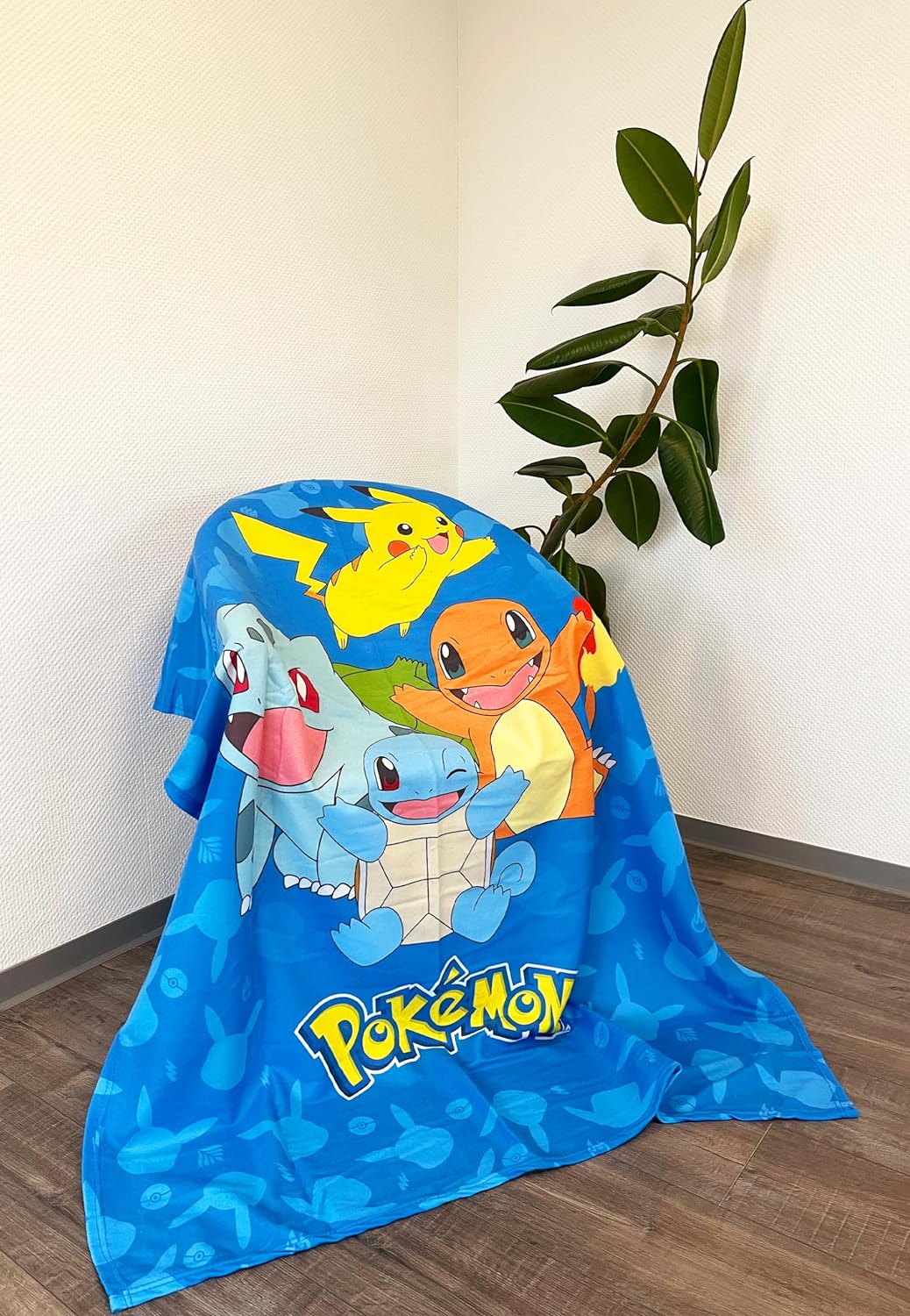 Pokemon couverture polaire Starter Pokemon 130 x 160 cm