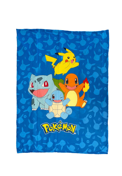 Pokemon couverture polaire Starter Pokemon 130 x 160 cm