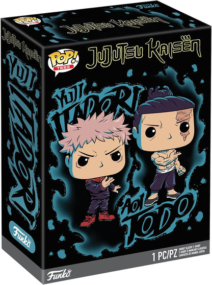 Funko Boxed Tee: JJK - Yuji & Aoi - Extra Large - (XL) - Jujutsu Kaisen - T-Shirt - Kleidung - Geschenkidee - Kurzärmeliges Top Für Erwachsene Männer und Frauen - Offizielle Handelswaren