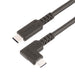 StarTech.com 1.6ft (50cm) Rugged Right Angle USB-C Cable, USB 3.2 Gen 2 (10 Gbps), USB C to C Data transfer Cable, 4K 60Hz DP Alt Mode, 100W PD - 90 Degree USB Type-C Cable (RUSB31CC50CMBR