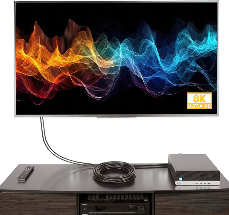 StarTech.com 25ft (7m) VESA-Certified Active DisplayPort 1.4 Cable, DP8K DisplayPort Cable w/HBR3, HDR10, MST, DSC 1.2, HDCP 2.2, 8K 60Hz, 4K 120Hz - DP 1.4 Cable M/M (DP14A-7M-DP-CABLE