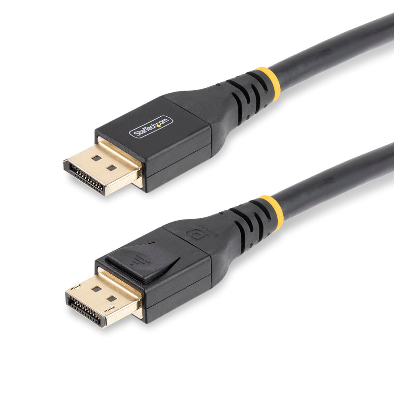 StarTech.com 25ft (7m) VESA-Certified Active DisplayPort 1.4 Cable, DP8K DisplayPort Cable w/HBR3, HDR10, MST, DSC 1.2, HDCP 2.2, 8K 60Hz, 4K 120Hz - DP 1.4 Cable M/M (DP14A-7M-DP-CABLE