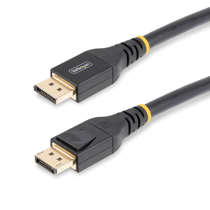 StarTech.com 33ft (10m) VESA-Certified Active DisplayPort 1.4 Cable, DP8K DisplayPort Cable w/HBR3, HDR10, MST, DSC 1.2, HDCP 2.2, 8K 60Hz, 4K 120Hz - DP 1.4 Cable M/M (DP14A-10M-DP-CABLE