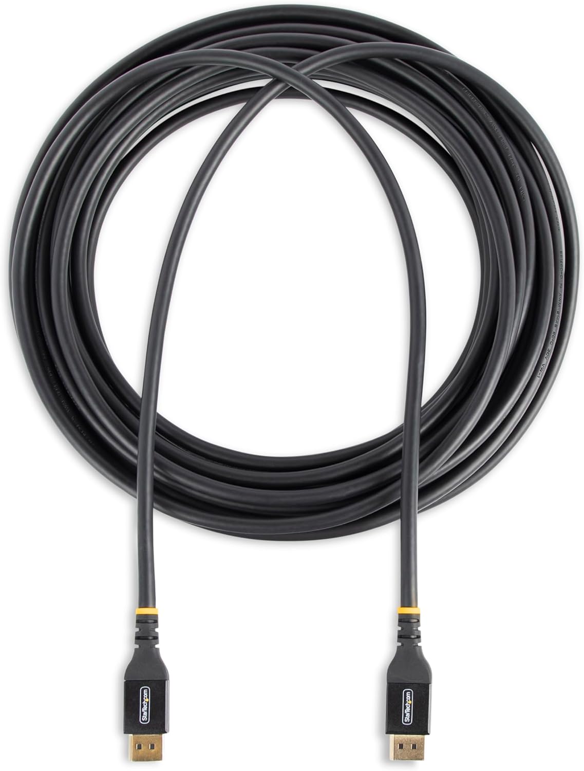 StarTech.com 50ft (15m) VESA-Certified Active DisplayPort 1.4 Cable, DP8K DisplayPort Cable w/HBR3, HDR10, MST, DSC 1.2, HDCP 2.2, 8K 60Hz, 4K 120Hz - DP 1.4 Cable M/M (DP14A-15M-DP-CABLE