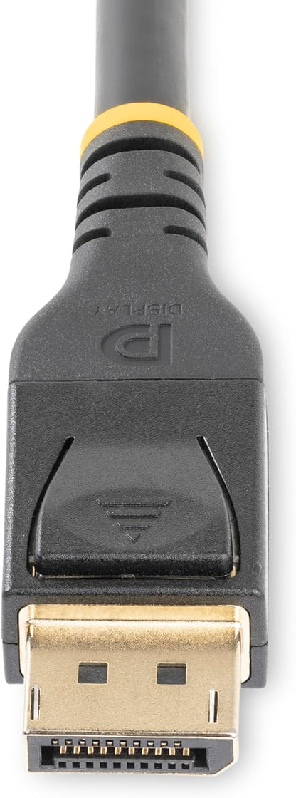 StarTech.com 50ft (15m) VESA-Certified Active DisplayPort 1.4 Cable, DP8K DisplayPort Cable w/HBR3, HDR10, MST, DSC 1.2, HDCP 2.2, 8K 60Hz, 4K 120Hz - DP 1.4 Cable M/M (DP14A-15M-DP-CABLE