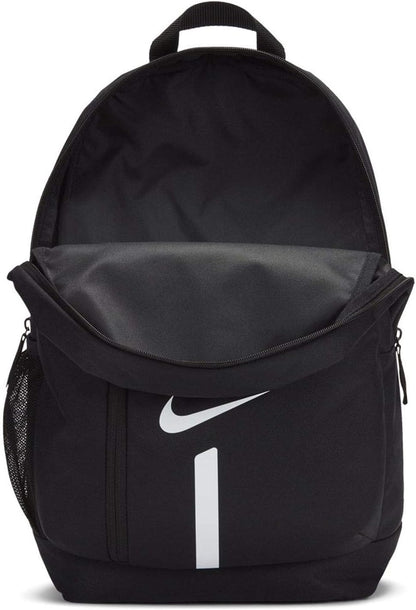 NIKE Unisex Academy Team Sports backpack (pack of 1) 22 Long Black/Black/White