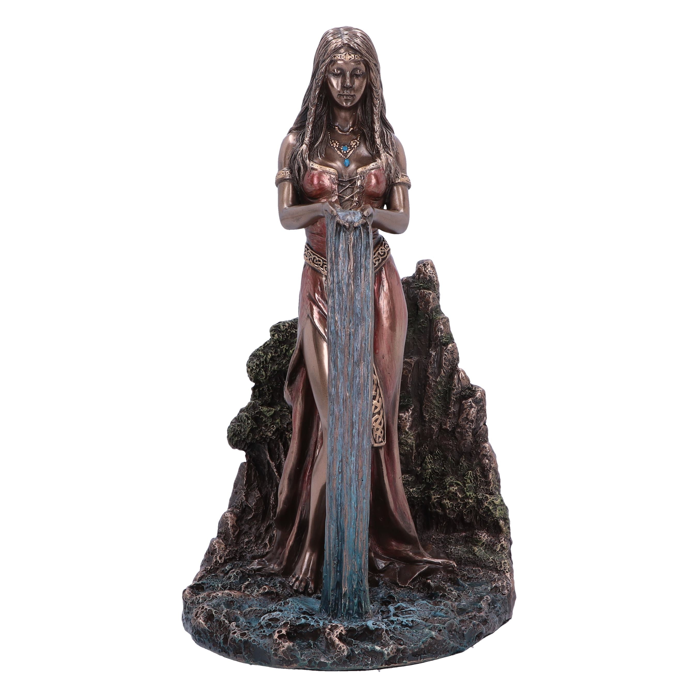 Celtic Earth Mother Danu Bronze Figurine