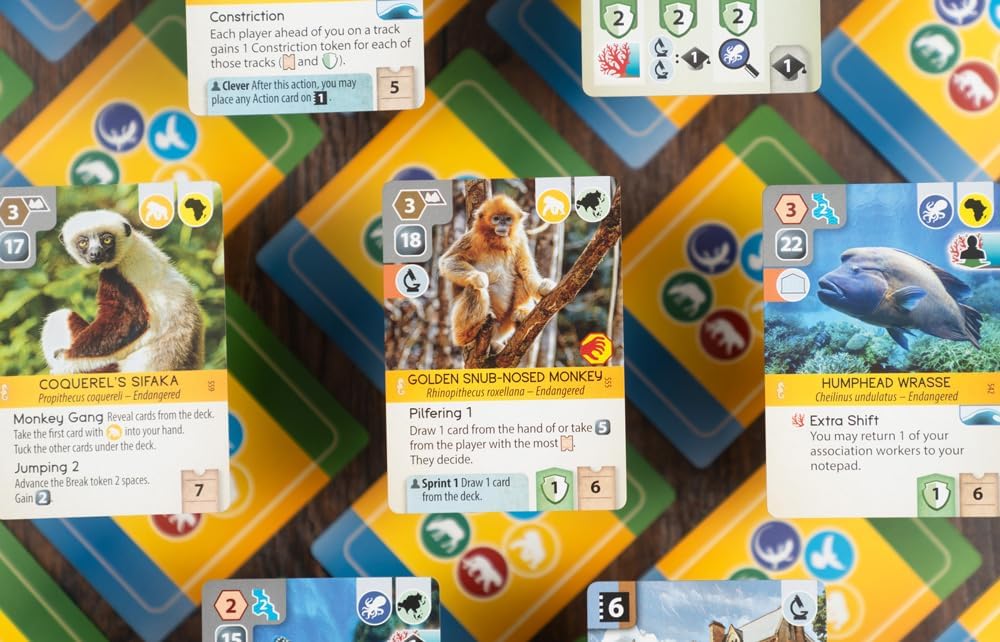 Capstone Games Ark Nova: Marine Worlds - Expansión de juego de mesa de estrategia - Introduce animales marinos en tu zoológico, 1-4 jugadores, a partir de 12 años