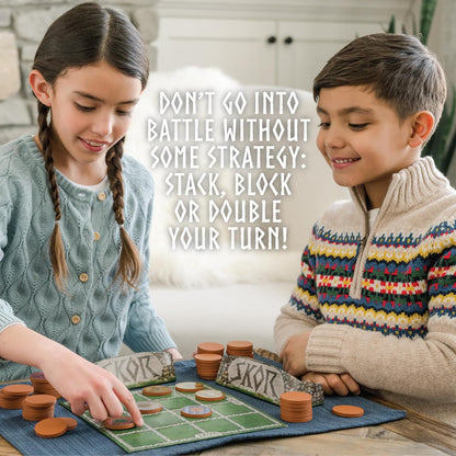 MindWare Skor: A Stacking Strategy Board Game for Kids Ages 6 & Up - Family-Friendly, Color-Matching, Shield-Collecting Classic Games for Families & Classrooms - 2 to 4 Players, 30-Minute Playtime