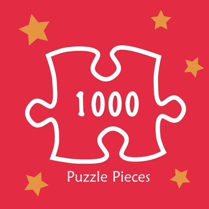1000-teiliges Puzzle – Christmas Scramble von Mike Jupp – 1000-teiliges Puzzle für Erwachsene – schwierigstes Puzzle, festliches Puzzle, Geschenk
