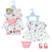 Baby Annabell Deluxe Butterfly Dress - To Fit 43cm Baby Annabell Dolls - Deluxe Set Includes beautiful Dress, Bag, Sandals and clothes hanger - Suitable for children aged 3+ years - 706701