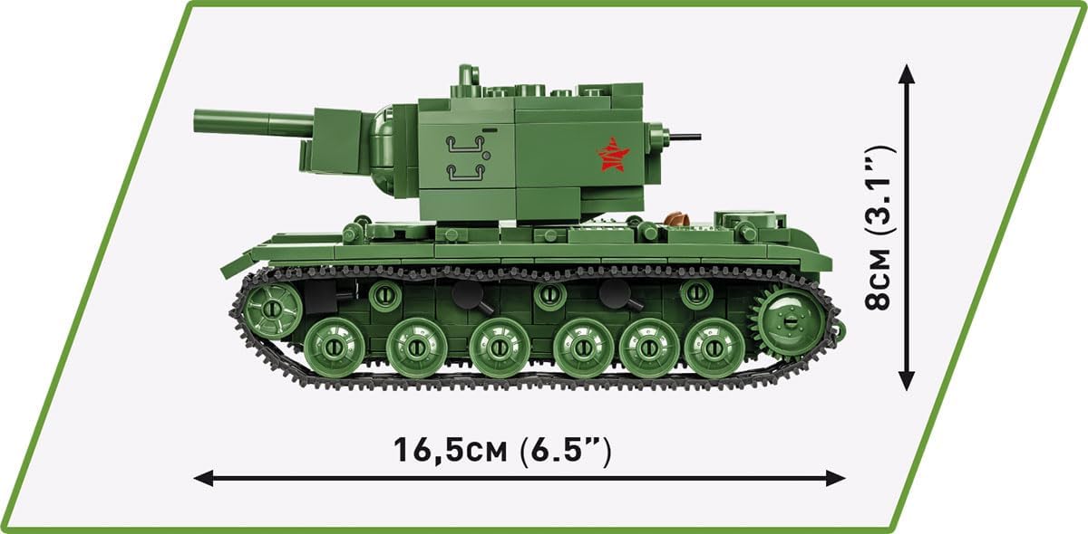Cobi - World War II - KV2 - 511 pcs  (Not For Sale In Hungary) /Toys