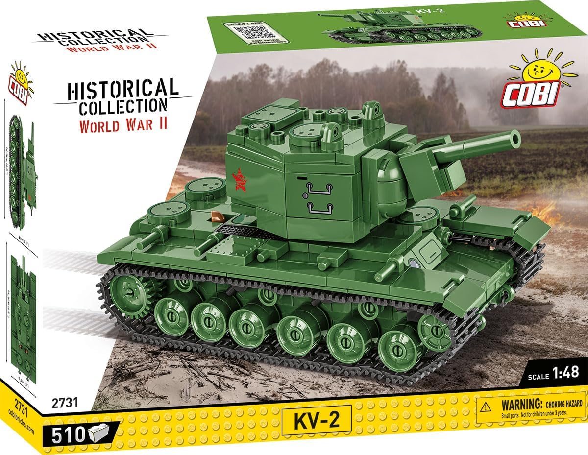 Cobi - World War II - KV2 - 511 pcs  (Not For Sale In Hungary) /Toys