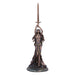 Lady Of The Lake And Excalibur Bronze Figurine